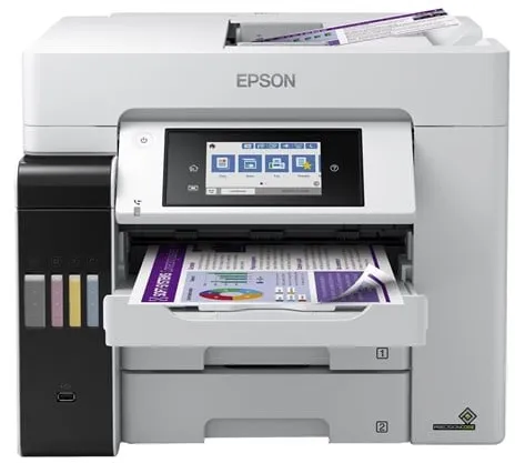 Epson EcoTank ET-5880 All in One Tintenstrahldrucker Multifunktionsgerät mit Fax - Farbe - Tinte