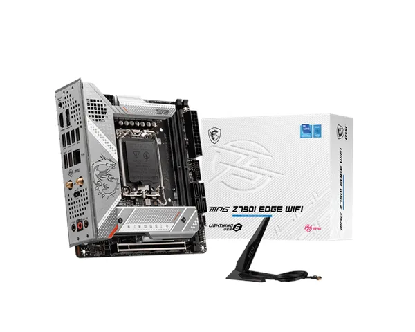 MSI MPG Z790I EDGE WIFI Mainboard - Intel Z790 - Intel LGA1700 Sockel - DDR5 RAM - Mini-ITX