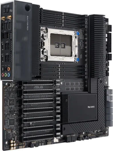 ASUS Pro WS WRX80E-SAGE SE WIFI Mainboard - AMD WRX80 - AMD sWRX8 Sockel - DDR4 RAM - Extended ATX